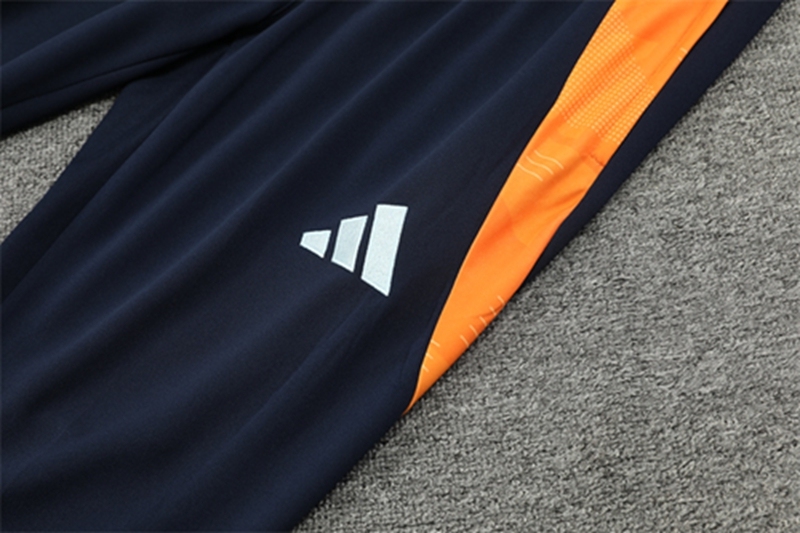 2024-25 Real Madrid White Long Sleeve Training Suit