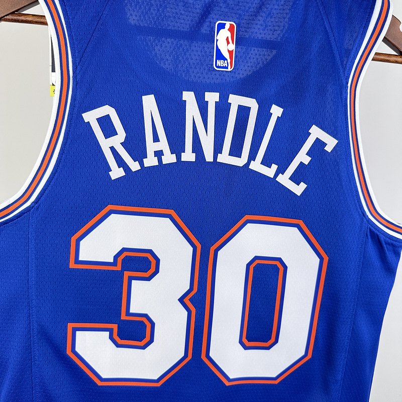 2021 New York Knicks 30 RANDLE Basketball Jersey
