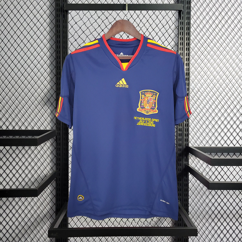 Retro 2010 Spain away Football jersey retro