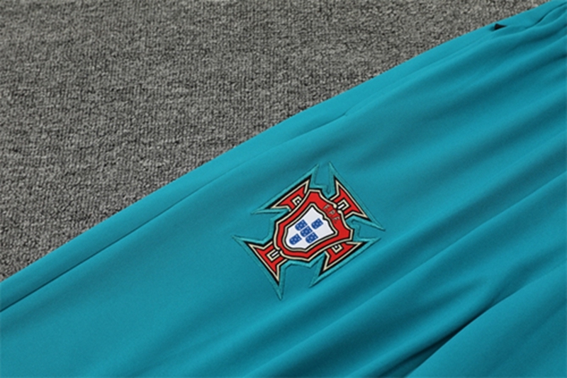 2024-25 Portugal White Long Sleeve Training Suit