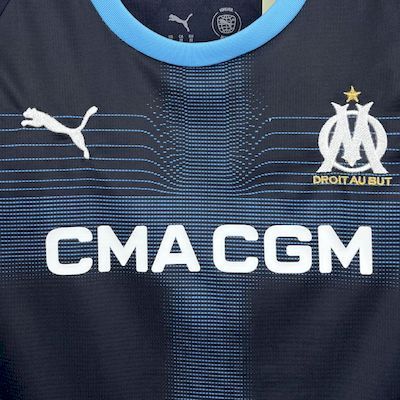 2025-26 Marseille OM Away Kids Football jersey