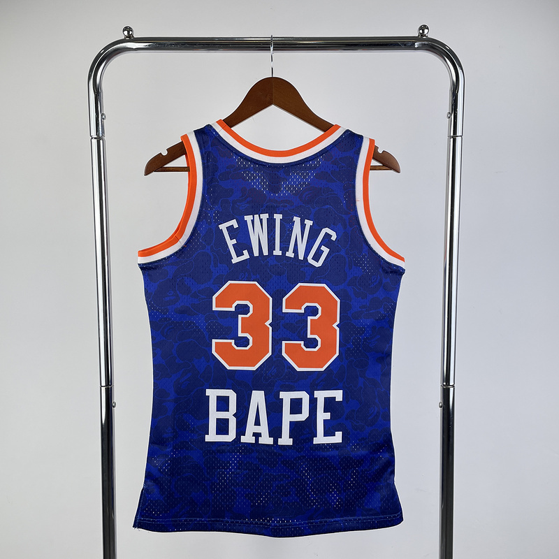 2023 New York Knicks 33 BAPE Basketball Jersey