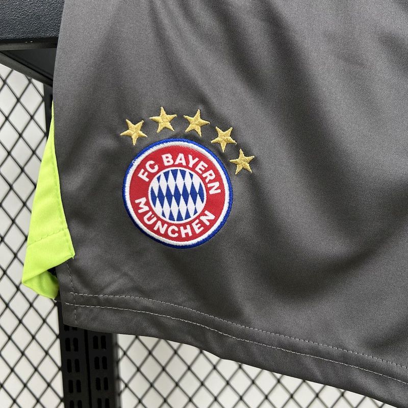 2025-26 Bayern Munchen Blackn Goalkeeper Kids Football jersey