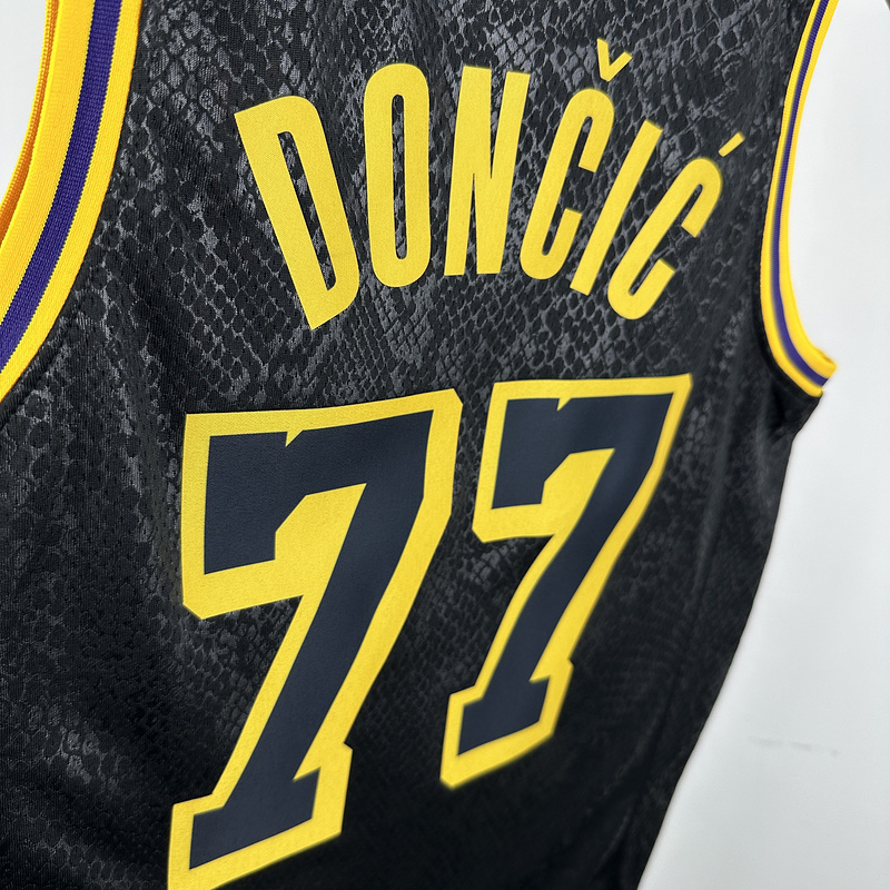 2023 NBA Lakers 77 DONCIC Basketball Jersey