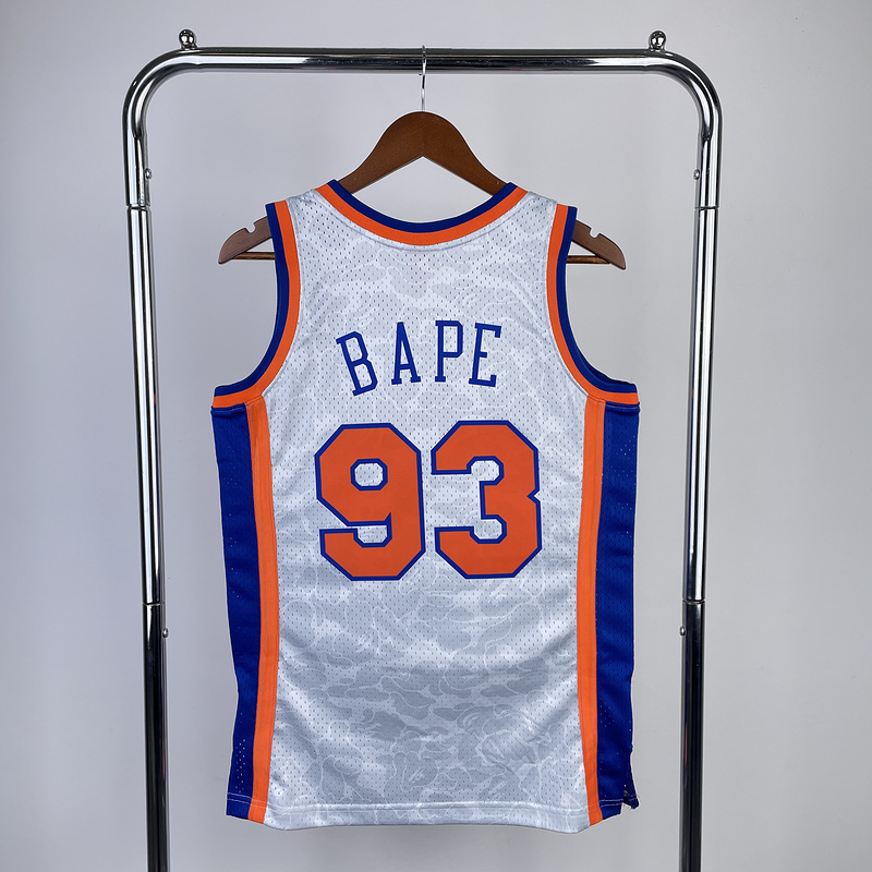 2023 New York Knicks 93 BAPE Basketball Jersey