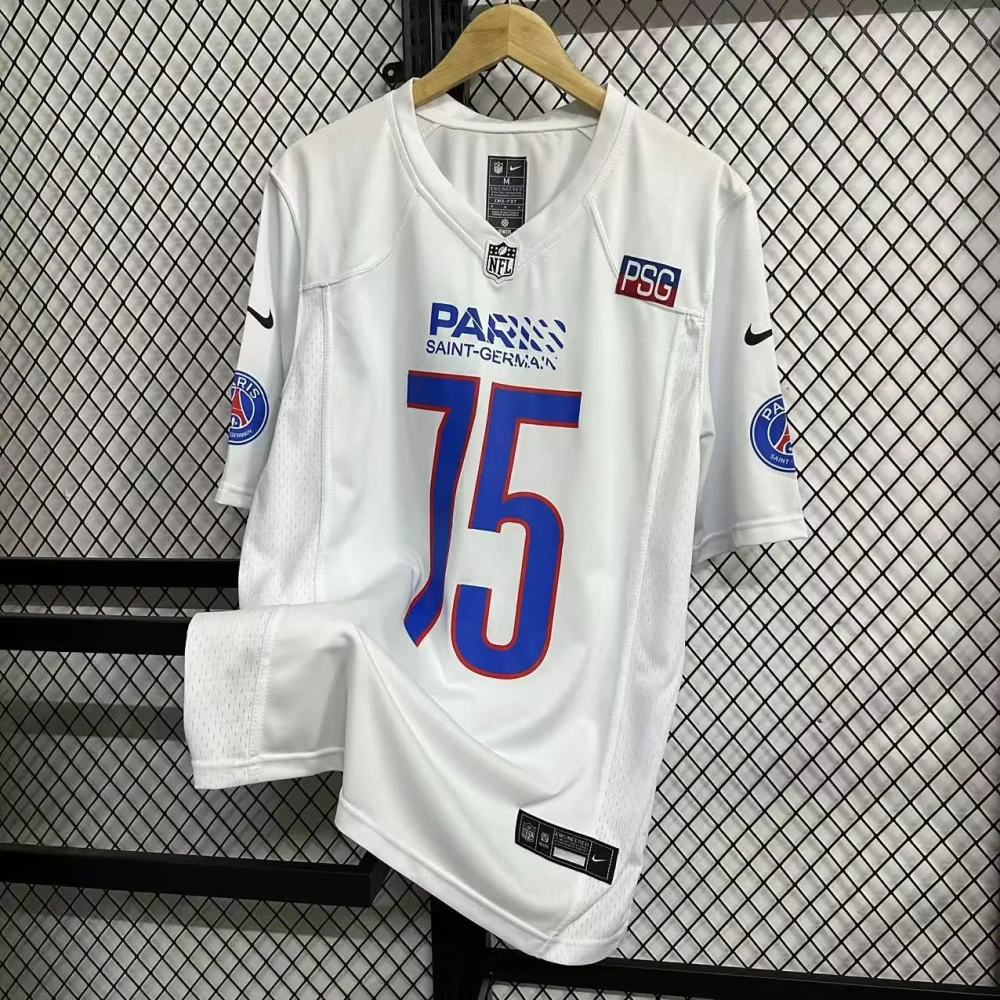 2025-26 #75 PSG Baseball uniform Football jersey