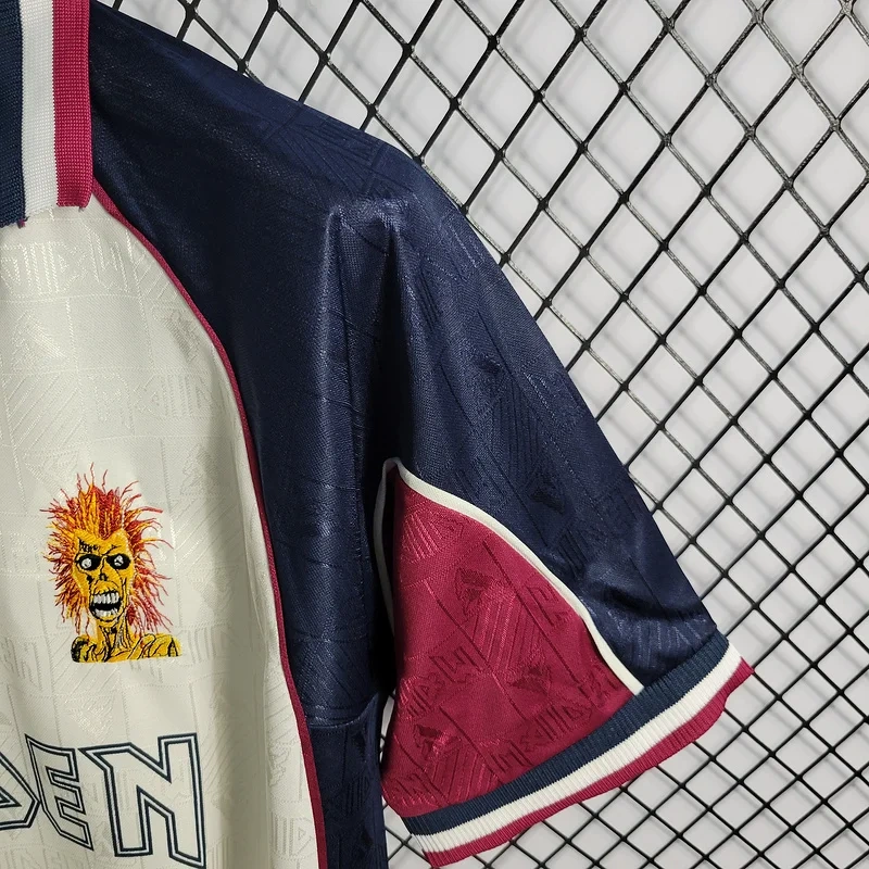 Retro 1999 West Ham Iron Maiden Away Football jersey retro