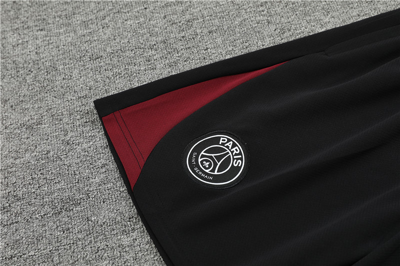 24-25 short-sleeved training clothes psg maroon
