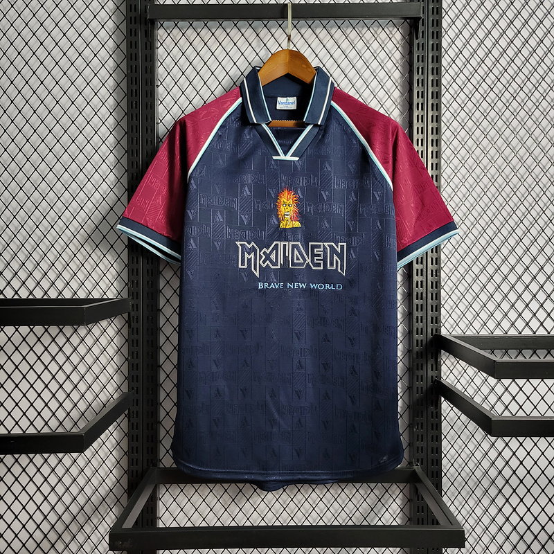 Retro 1999 West Ham Iron Maiden Home Football jersey retro