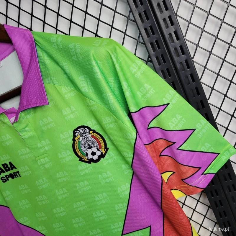 Retro 1994 World Cup Mexico Goalkeeper Jorge Campos Football jersey retro