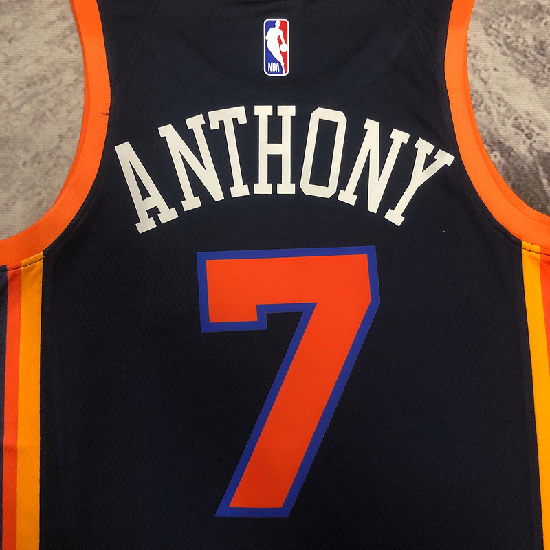 2023 New York Knicks 7 ANTHONY Basketball Jersey