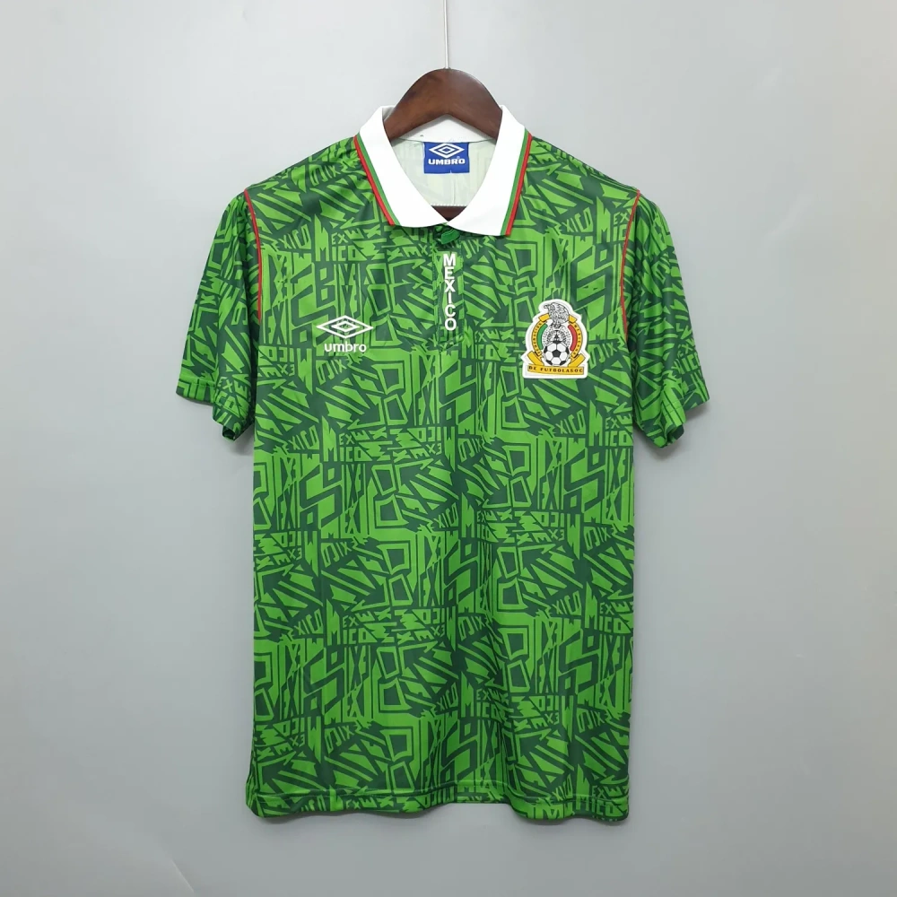 Retro 1994 Mexico home football jersey Retro