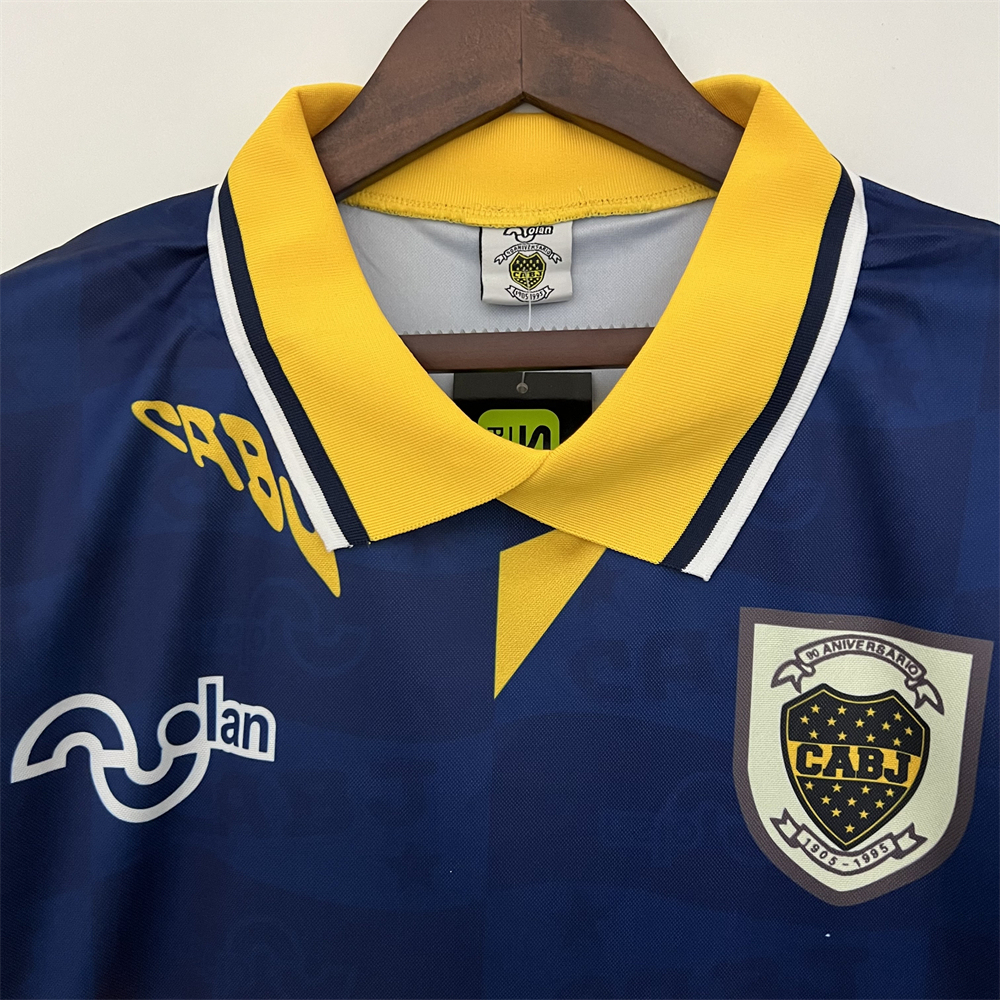 Retro 1995-96 Boca Juniors home Football jersey Retro