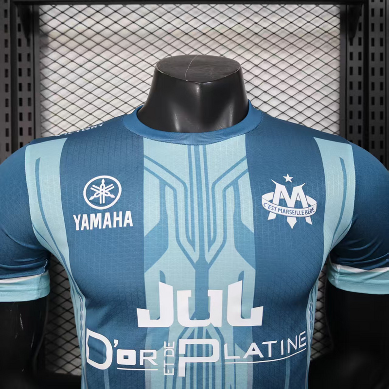 Player 2025-26 Marseille OM Cyan Special EditioFootball jersey