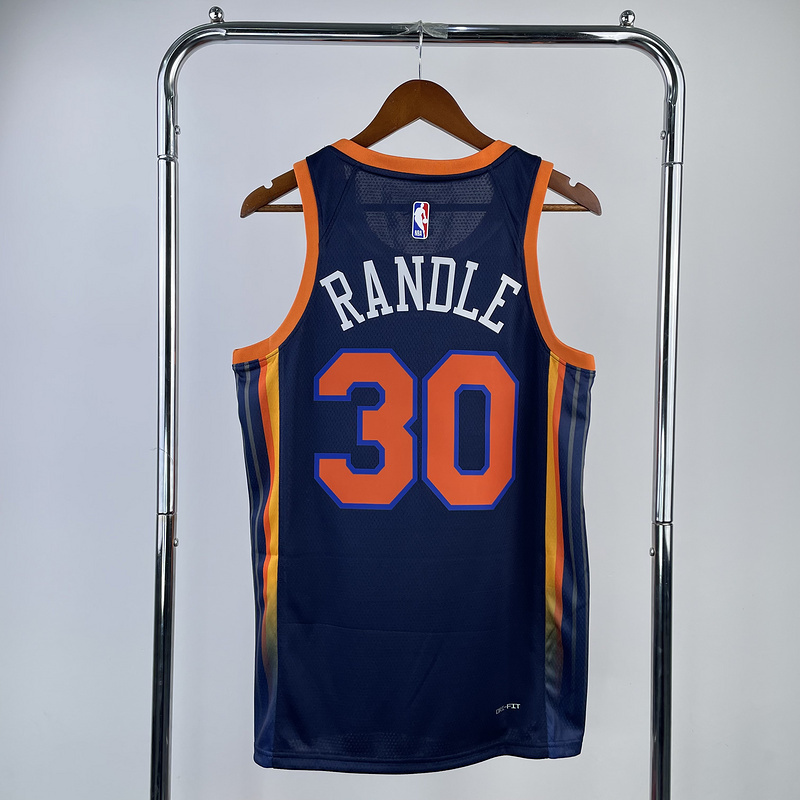 2023 New York Knicks 30 RANDLE Basketball Jersey