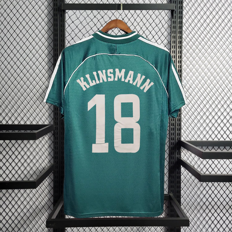 Retro 1998 Germany away MOLLER #7 Klinsmann #18 MATTHAUS #8 Football jersey retro
