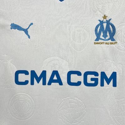 2025-26 Marseille OM Home Kids Football jersey