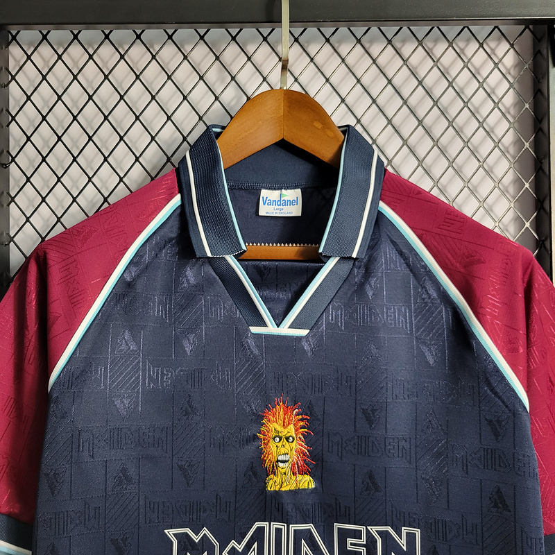 Retro 1999 West Ham Iron Maiden Home Football jersey retro