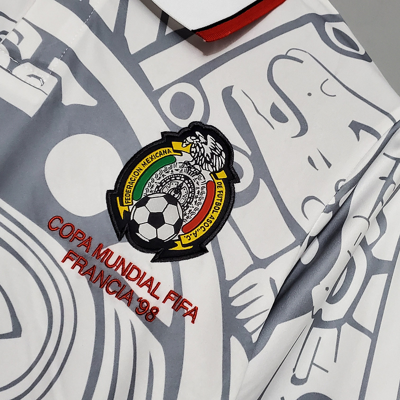 Retro 1998 Mexico away Football jersey retro