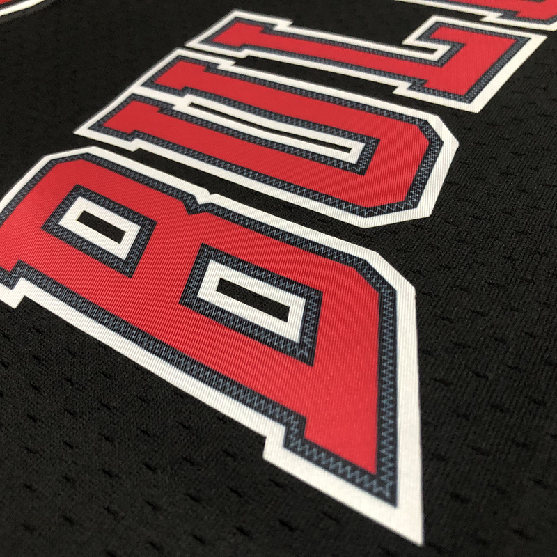 1997-98 NBA Chicago Bulls 23 JORDAN Black Basketball Jersey