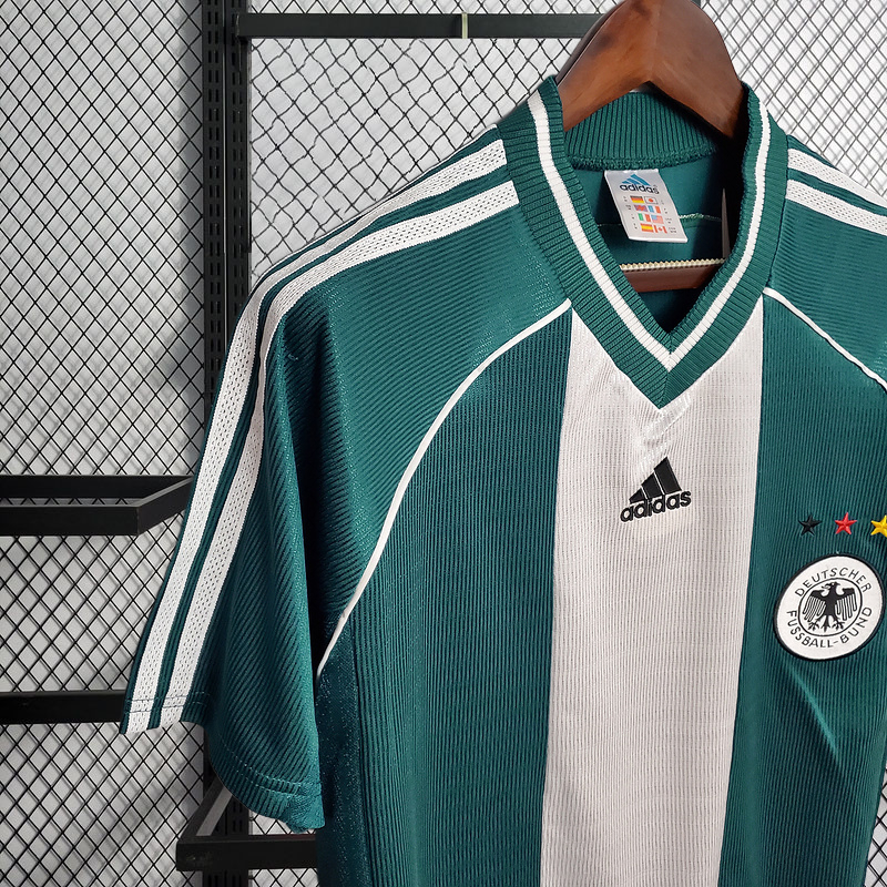Retro 1998 Germany away MOLLER #7 Klinsmann #18 MATTHAUS #8 Football jersey retro