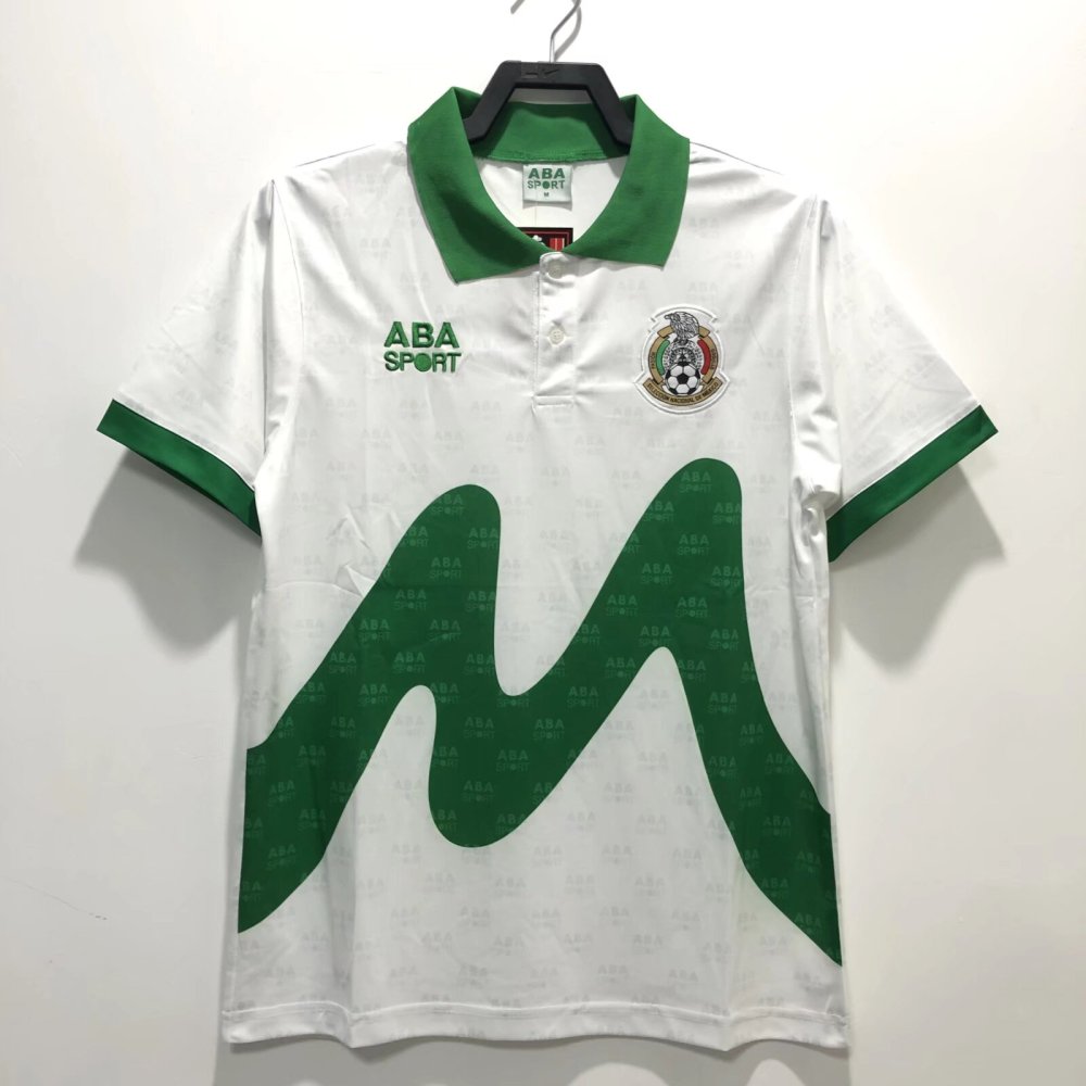 Retro 1995 Mexico Away football jersey Retro