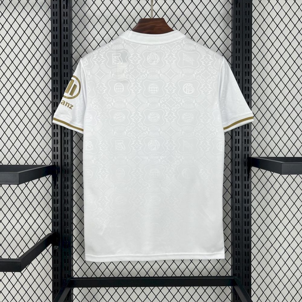 2024-25 Bayern Munchen 125th Anniversary White Away Football Jersey