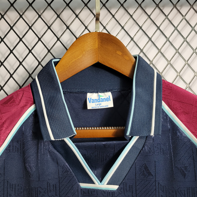 Retro 1999 West Ham Iron Maiden home joint board Football jersey retro