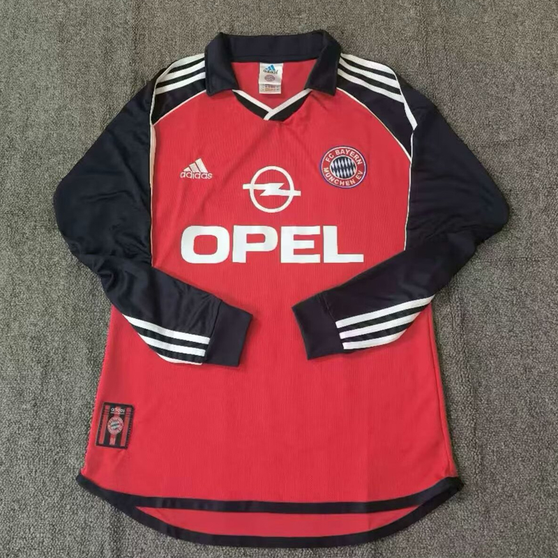 Retro 1999-01 Bayern Munchen Home Football jersey retro