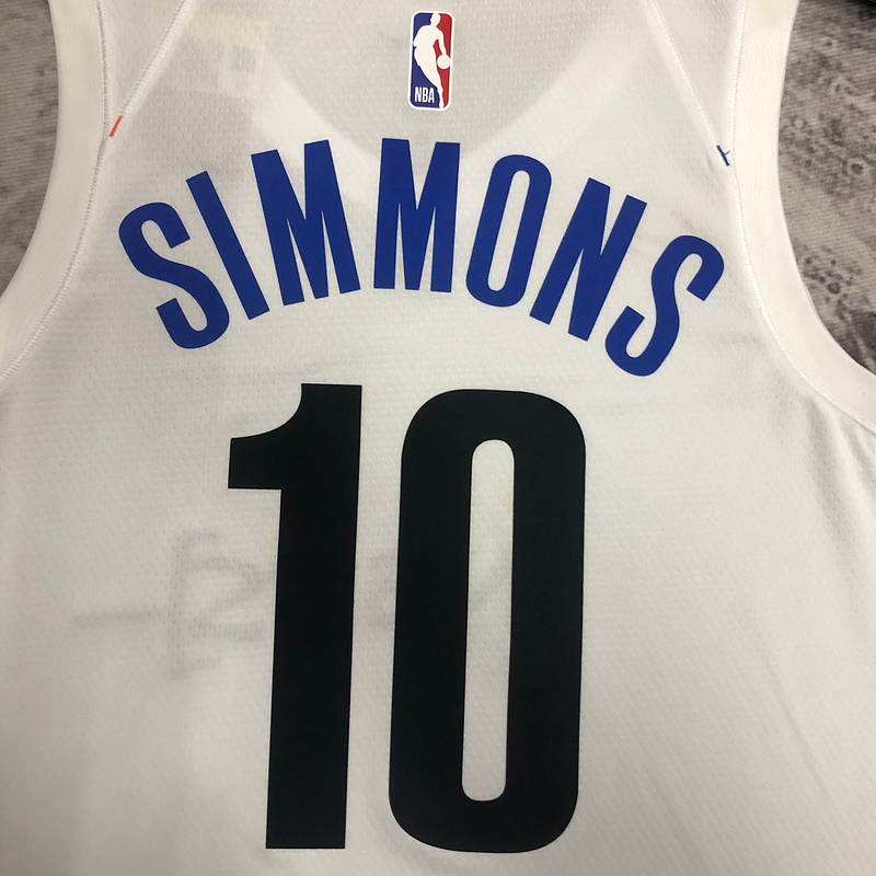 2023 NBA Brooklyn Nets (10 SIMMONS) Basketball Jersey