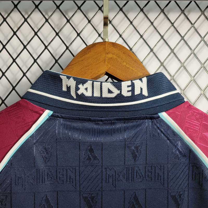 Retro 1999 West Ham Iron Maiden Home Football jersey retro