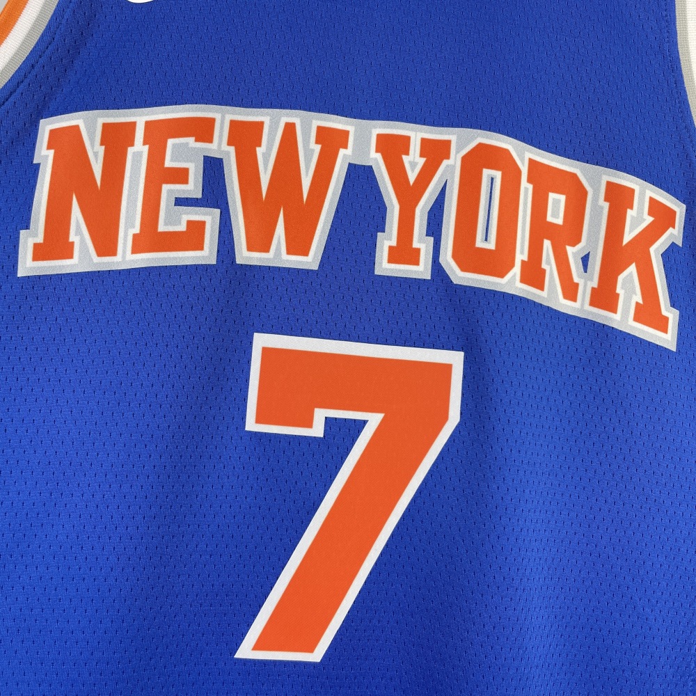 2023 New York Knicks 7 ANTHONY Basketball Jersey