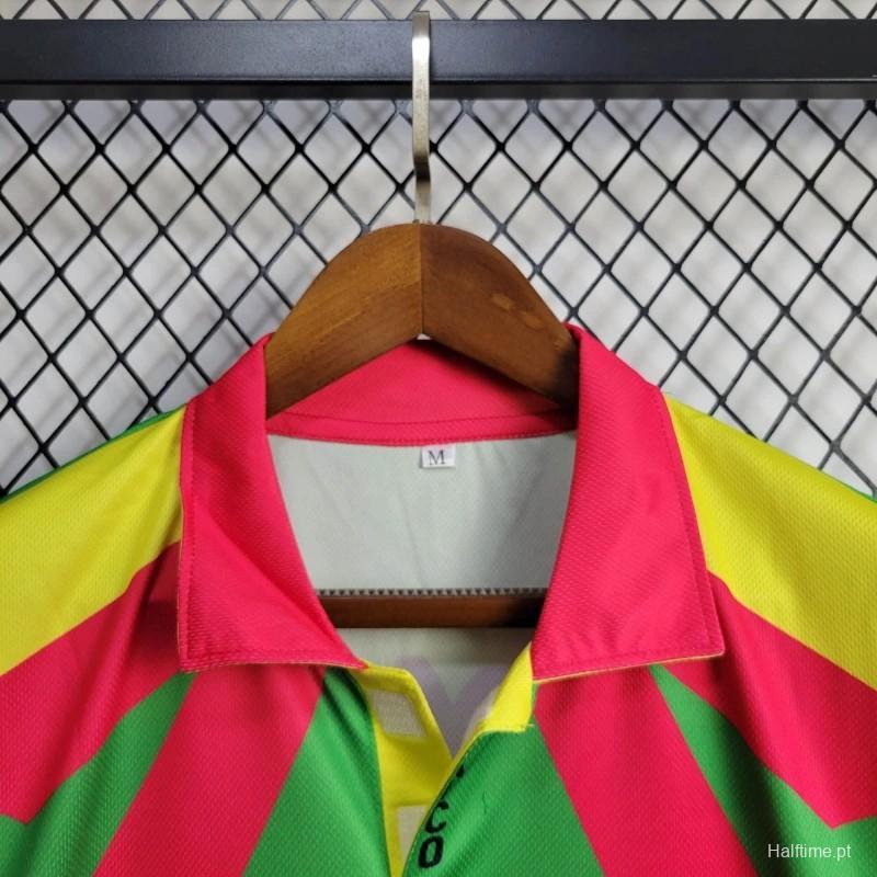 Retro 1998 Mexico CAMPOS 1 WORLD CUP HOME Football jersey retro