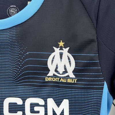 2025-26 Marseille OM Away Kids Football jersey