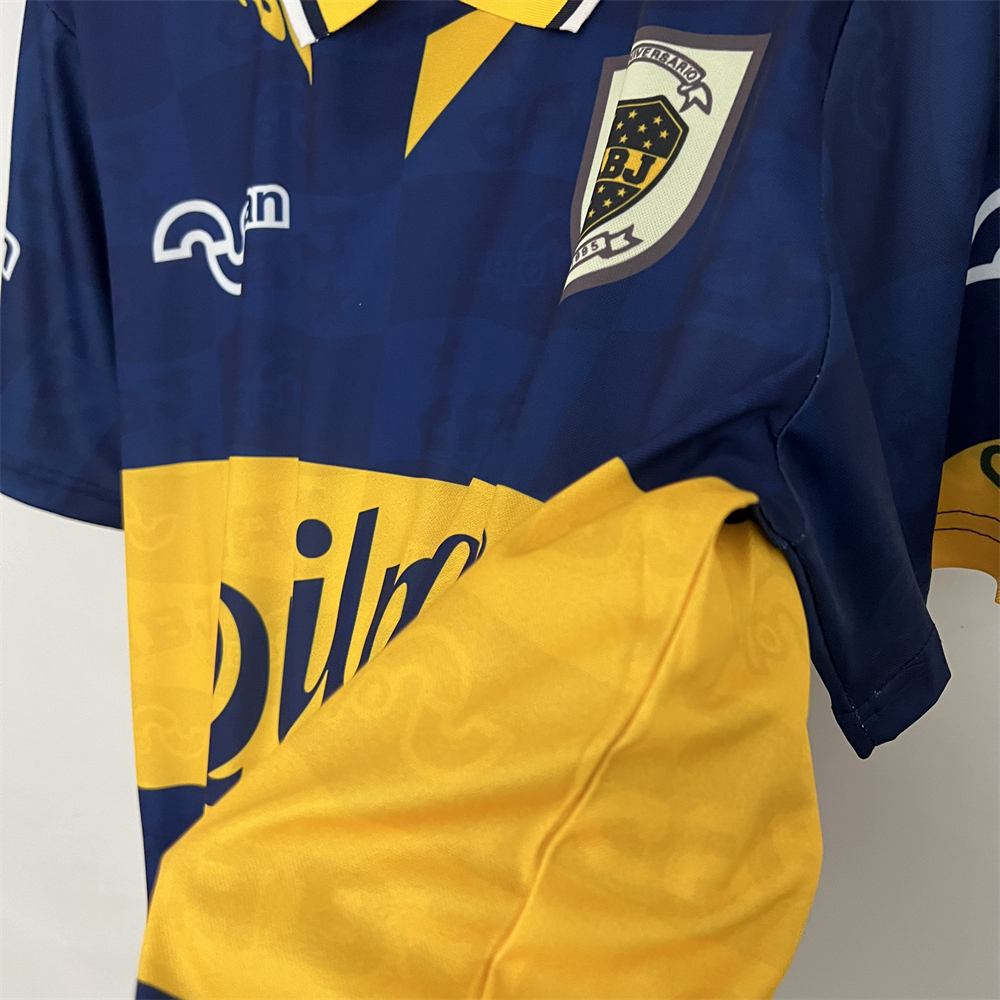 Retro 1995-96 Boca Juniors home Football jersey Retro