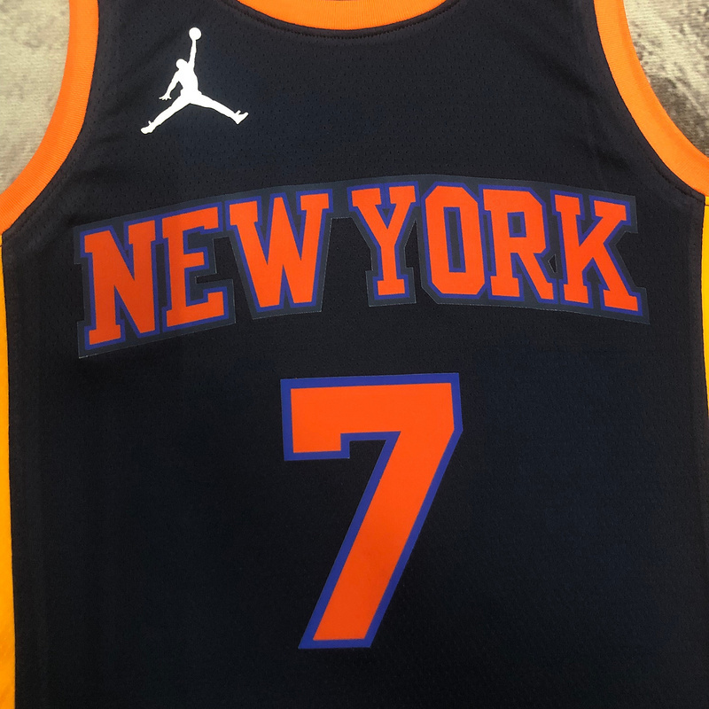 2023 New York Knicks 7 ANTHONY Basketball Jersey