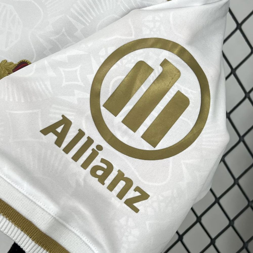 2024-25 Bayern Munchen 125th Anniversary White Away Football Jersey
