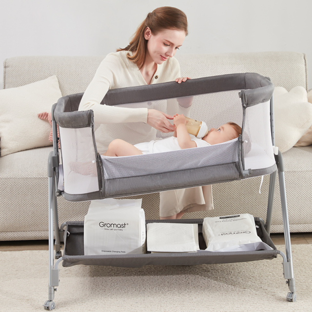 Gromast Infant Nursery Crib GT063 Wholesale Supplier | Bulk Baby Cot Stock