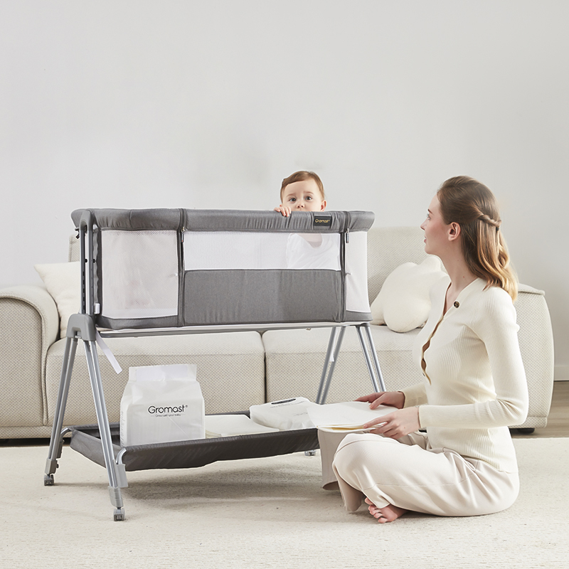 Gromast Infant Nursery Crib GT063 Wholesale Supplier | Bulk Baby Cot Stock