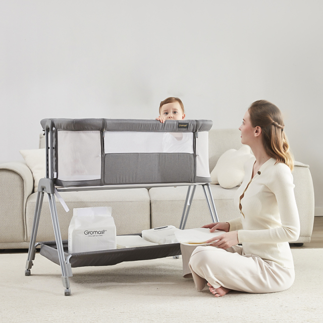 Gromast Infant Nursery Crib GT063 Wholesale Supplier | Bulk Baby Cot Stock