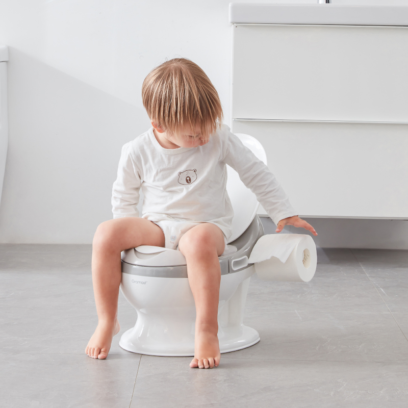 Gromast Realistic Training Potty Toilet GT038 Wholesale Supplier | Bulk Toddler Toilet Seat Stock