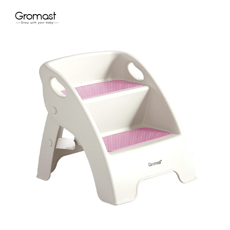 Gromast Foldable Nursery Step Stool GT048 Wholesale Supplier | Bulk Portable Kids Stool Stock