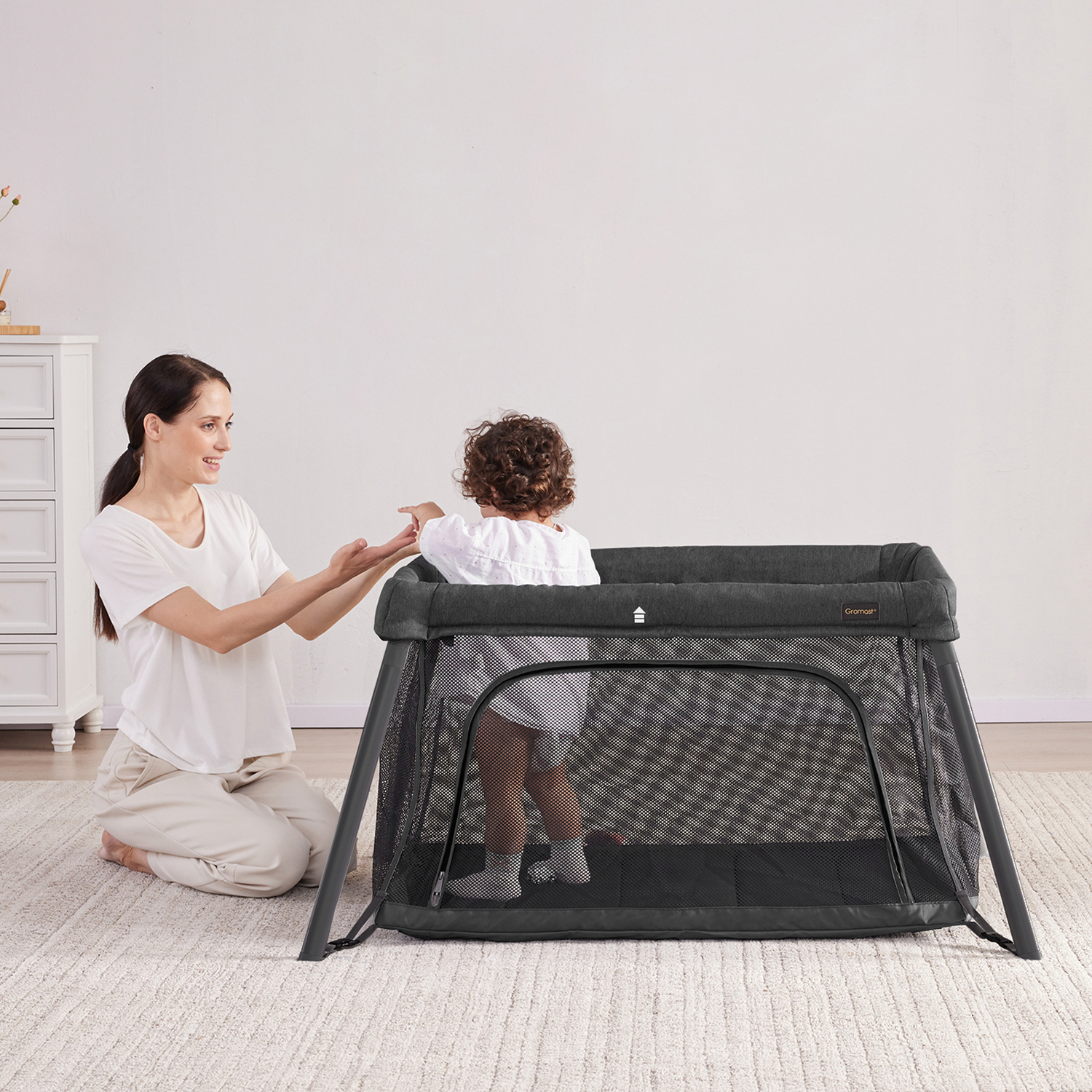 Gromast Portable Baby Playpen GT069 Wholesale Supplier | Bulk Infant Safety Yard Stock
