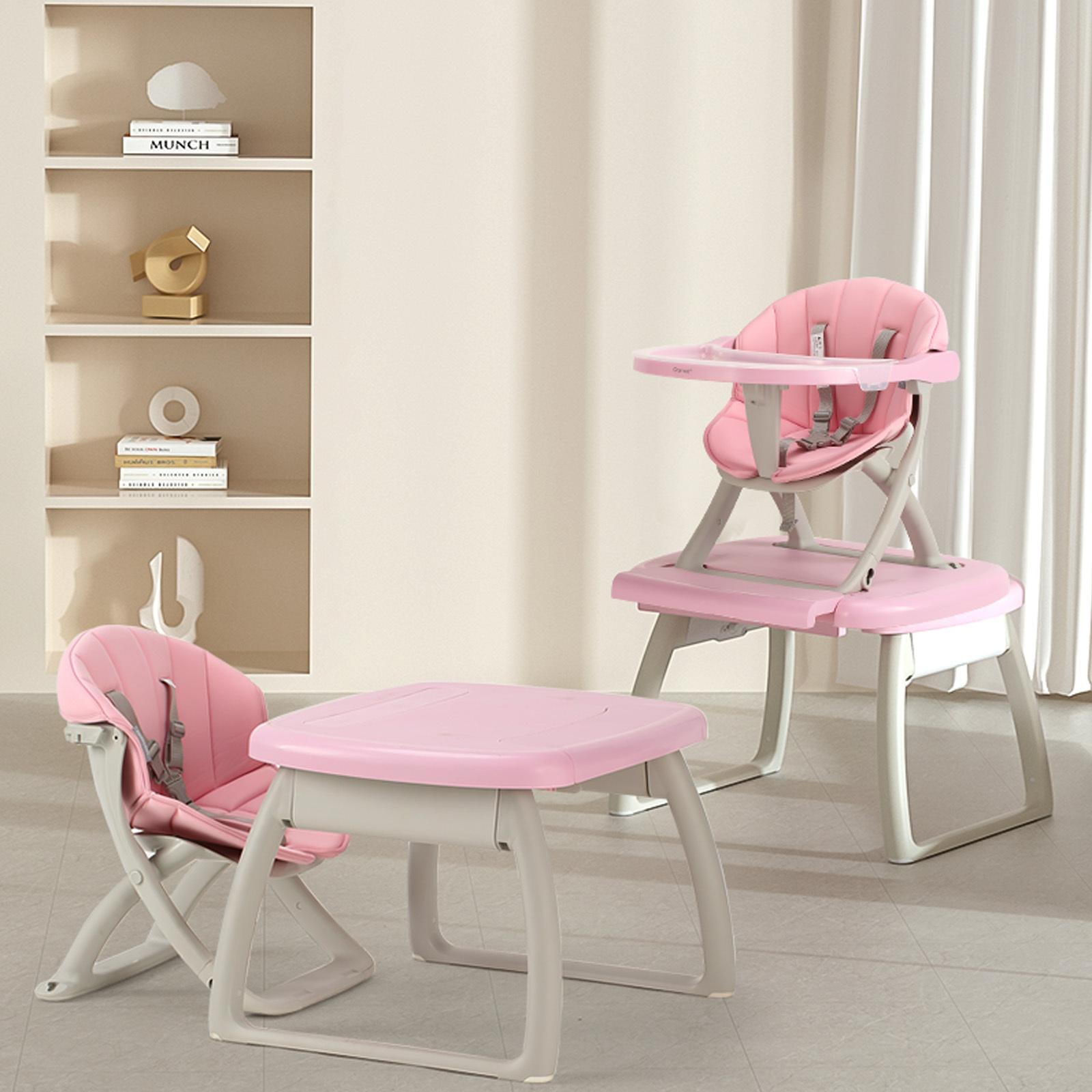 Gromast Portable Folding Baby High Chair GT062 Wholesale Supplier | Bulk Infant Feeding Seat Stock