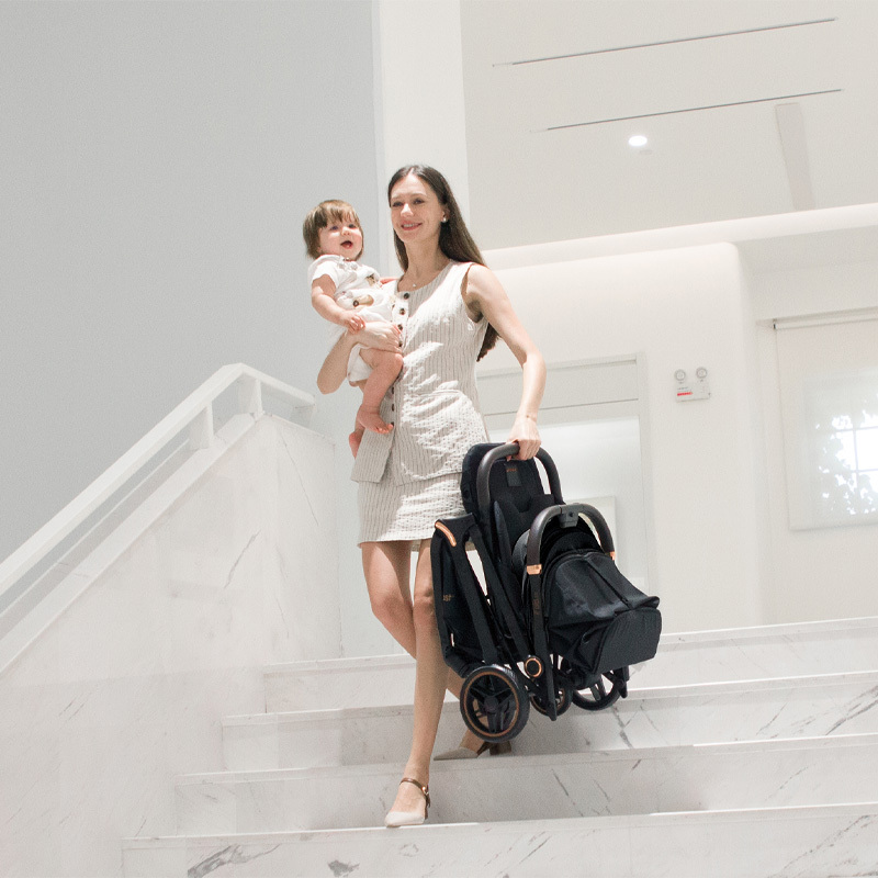 Gromast One-Touch Auto Fold Stroller A4-iFold2.0 Wholesale Supplier | Bulk Smart Stroller Stock