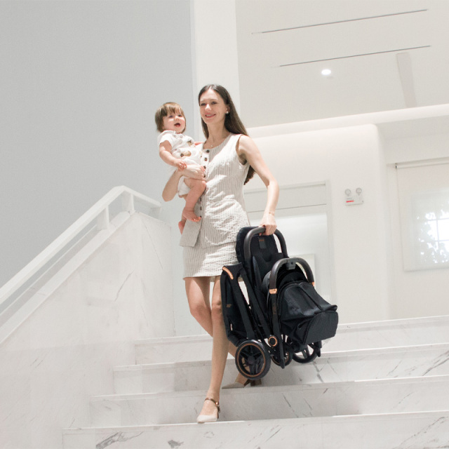 Gromast One-Touch Auto Fold Stroller A4-iFold2.0 Wholesale Supplier | Bulk Smart Stroller Stock