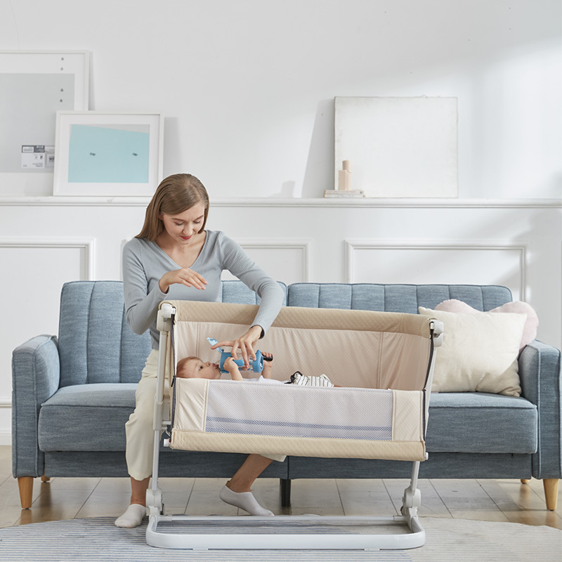 Gromast Foldable Baby Bedside Sleeper GT040 Wholesale Supplier | Bulk Co-Sleeper Stock