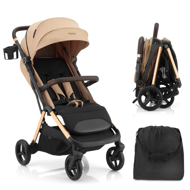 Gromast 2-in-1 Baby Stroller with One-Hand Auto Fold