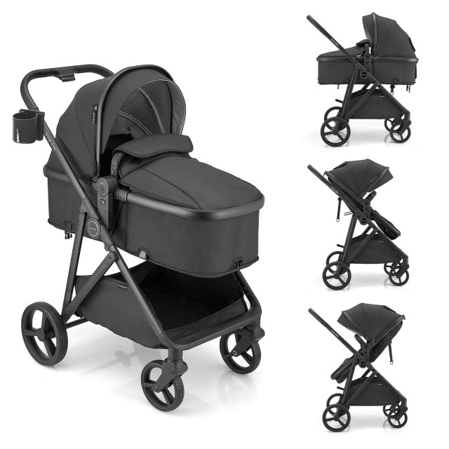Gromast 3-in-1 Convertible Stroller with Reversible Seat