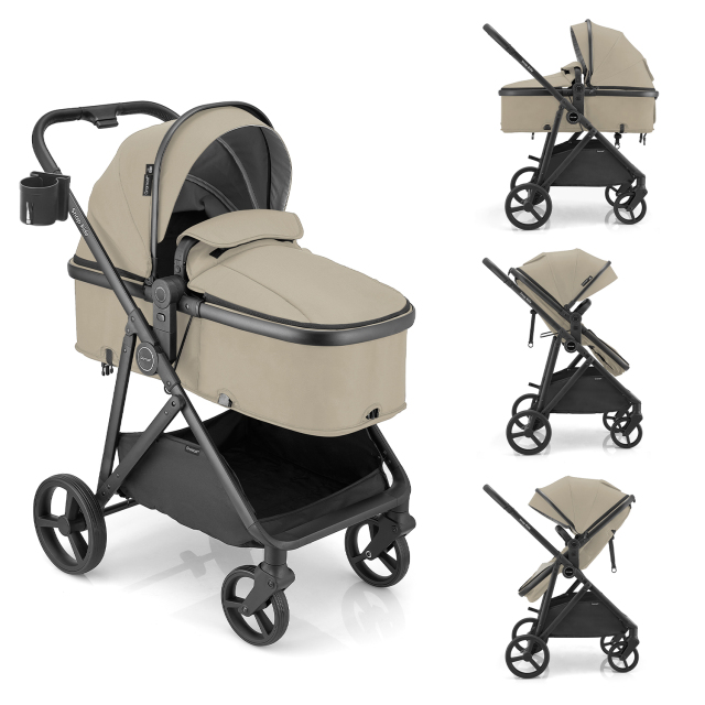 Gromast 3-in-1 Convertible Stroller with Reversible Seat